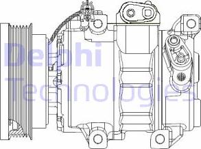 Delphi CS20343 - Kompresor, klima-Uređaj www.molydon.hr