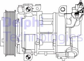 Delphi CS20325 - Kompresor, klima-Uređaj www.molydon.hr