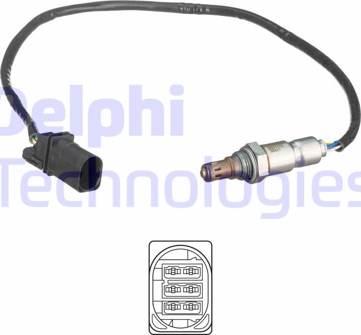 Delphi ES21079-12B1 - Lambda-sonda www.molydon.hr