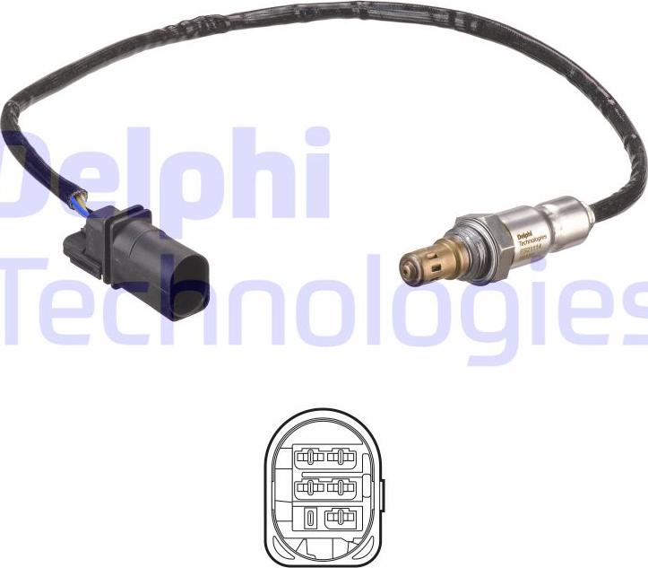 Delphi ES21114-12B1 - Lambda-sonda www.molydon.hr