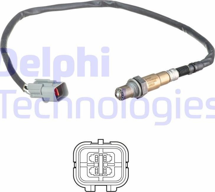 Delphi ES21343-12B1 - Lambda-sonda www.molydon.hr