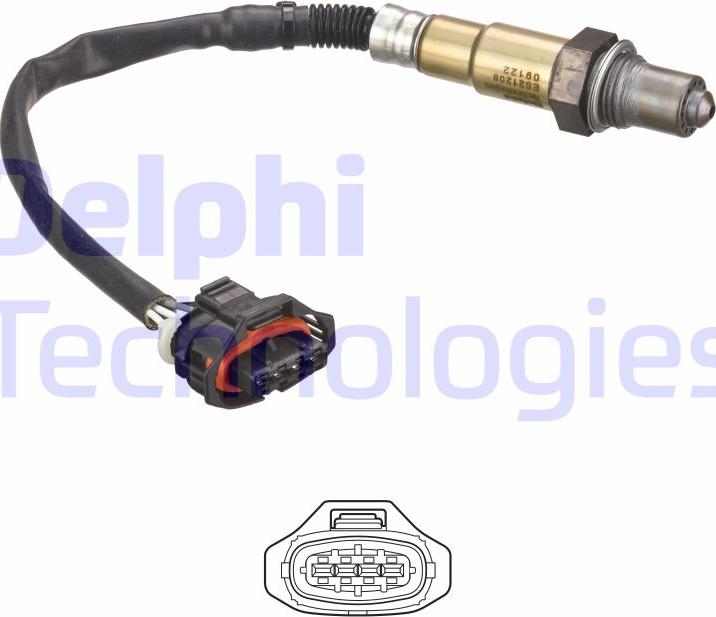 Delphi ES21208-12B1 - Lambda-sonda www.molydon.hr