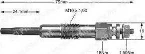Delphi HDS357 - Grijač za paljenje www.molydon.hr