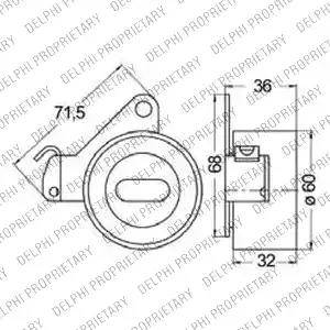 Delphi KDB249 - Komplet zupčastog remena www.molydon.hr