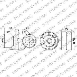 Delphi KDB248 - Komplet zupčastog remena www.molydon.hr