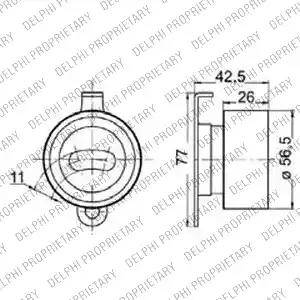 Delphi KDB239 - Komplet zupčastog remena www.molydon.hr