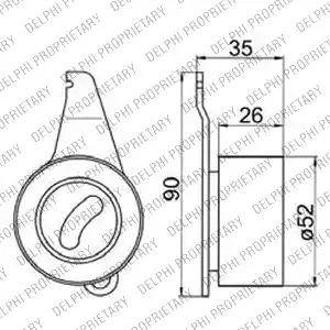 Delphi KDB229 - Komplet zupčastog remena www.molydon.hr