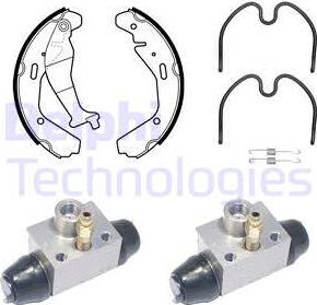 Delphi KP1109 - Komplet kočnica, bubanj kočnice www.molydon.hr