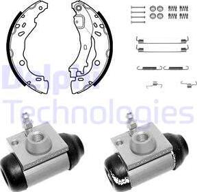 Delphi KP1129 - Komplet kočnica, bubanj kočnice www.molydon.hr