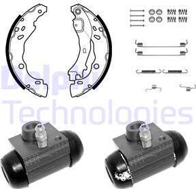 Delphi KP1128 - Komplet kočnica, bubanj kočnice www.molydon.hr