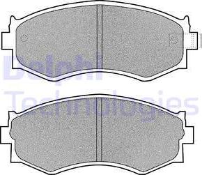 Delphi LP916 - Komplet Pločica, disk-kočnica www.molydon.hr