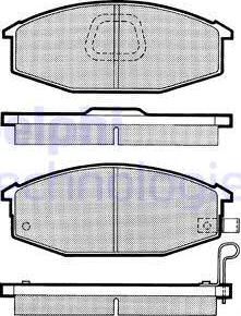 Delphi LP545 - Komplet Pločica, disk-kočnica www.molydon.hr