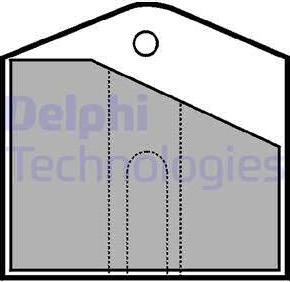 Delphi LP553 - Komplet Pločica, rucna disk-kočnica www.molydon.hr