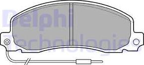 Delphi LP504 - Komplet Pločica, disk-kočnica www.molydon.hr