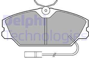 Delphi LP539 - Komplet Pločica, disk-kočnica www.molydon.hr