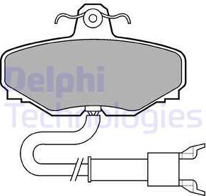 Delphi LP601 - Komplet Pločica, disk-kočnica www.molydon.hr