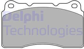 Delphi LP1944-18B1 - Komplet Pločica, disk-kočnica www.molydon.hr