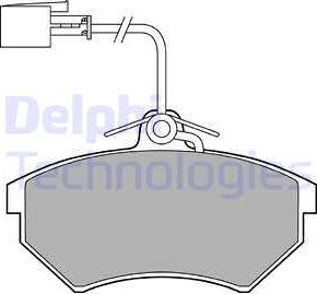 Delphi LP1412 - Komplet Pločica, disk-kočnica www.molydon.hr