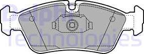 Delphi LP1421-18B1 - Komplet Pločica, disk-kočnica www.molydon.hr