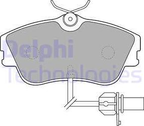 Delphi LP1542 - Komplet Pločica, disk-kočnica www.molydon.hr