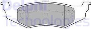 Delphi LP1515-18B1 - Komplet Pločica, disk-kočnica www.molydon.hr