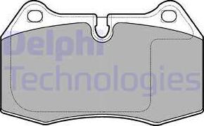 Delphi LP1584-18B1 - Komplet Pločica, disk-kočnica www.molydon.hr