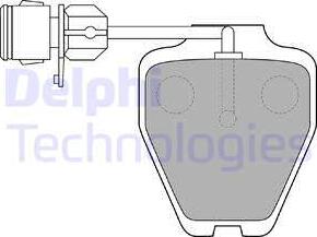 Delphi LP1530 - Komplet Pločica, disk-kočnica www.molydon.hr