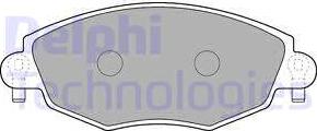 Delphi LP1533-18B1 - Komplet Pločica, disk-kočnica www.molydon.hr