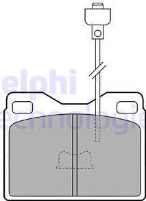 Delphi LP160 - Komplet Pločica, disk-kočnica www.molydon.hr