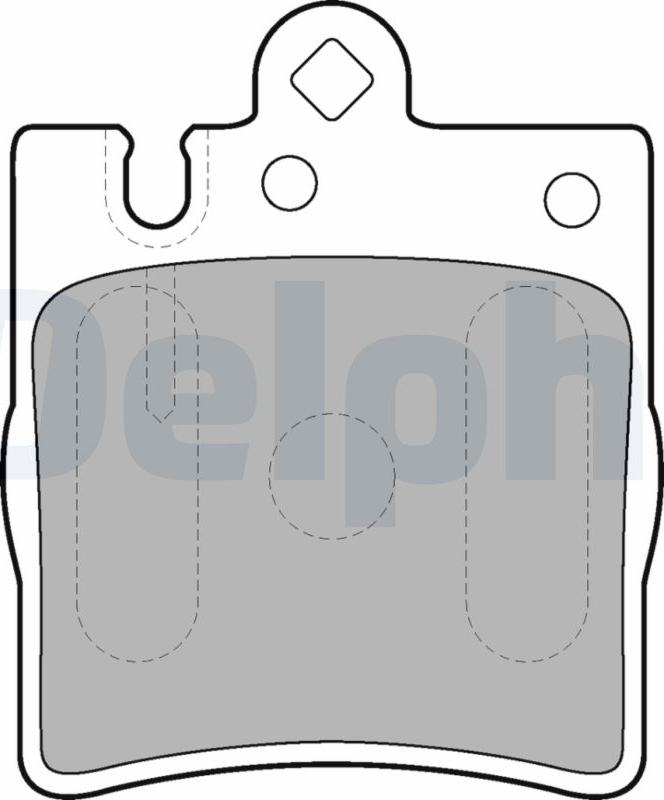 Delphi LP1618-17B1 - Komplet Pločica, disk-kočnica www.molydon.hr