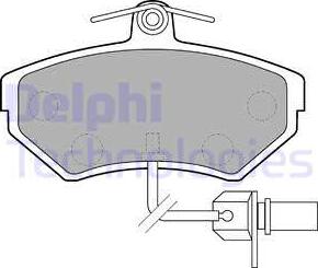 Delphi LP1631 - Komplet Pločica, disk-kočnica www.molydon.hr