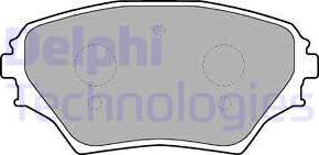 Delphi LP1632 - Komplet Pločica, disk-kočnica www.molydon.hr