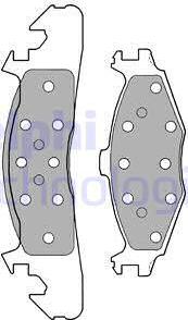 Delphi LP1163 - Komplet Pločica, disk-kočnica www.molydon.hr