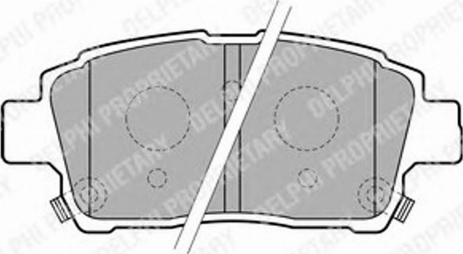 Delphi LP1827 - Komplet Pločica, disk-kočnica www.molydon.hr