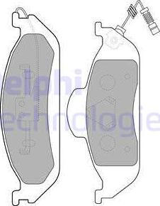 Delphi LP1299 - Komplet Pločica, disk-kočnica www.molydon.hr