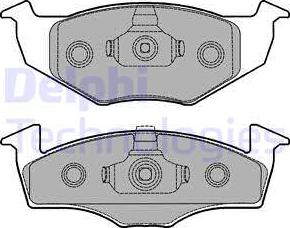 Delphi LP1249 - Komplet Pločica, disk-kočnica www.molydon.hr