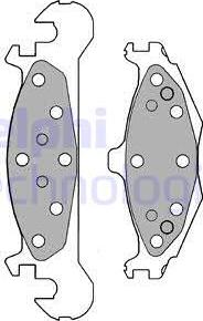 Delphi LP1262 - Komplet Pločica, disk-kočnica www.molydon.hr