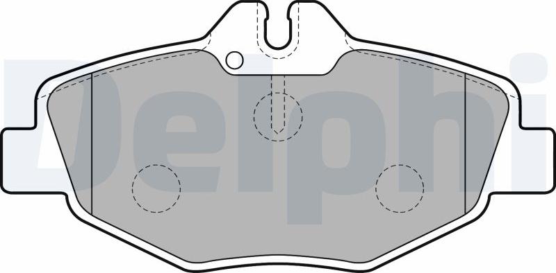 Delphi LP1791-17B1 - Komplet Pločica, disk-kočnica www.molydon.hr