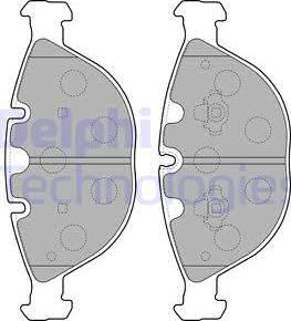 Delphi LP1798-18B1 - Komplet Pločica, disk-kočnica www.molydon.hr