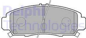 Delphi LP1704 - Komplet Pločica, disk-kočnica www.molydon.hr