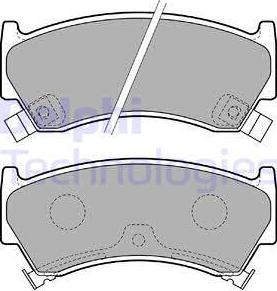 Delphi LP1735 - Komplet Pločica, disk-kočnica www.molydon.hr