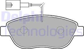 Delphi LP1721-18B1 - Komplet Pločica, disk-kočnica www.molydon.hr