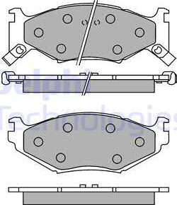 Delphi LP891 - Komplet Pločica, disk-kočnica www.molydon.hr