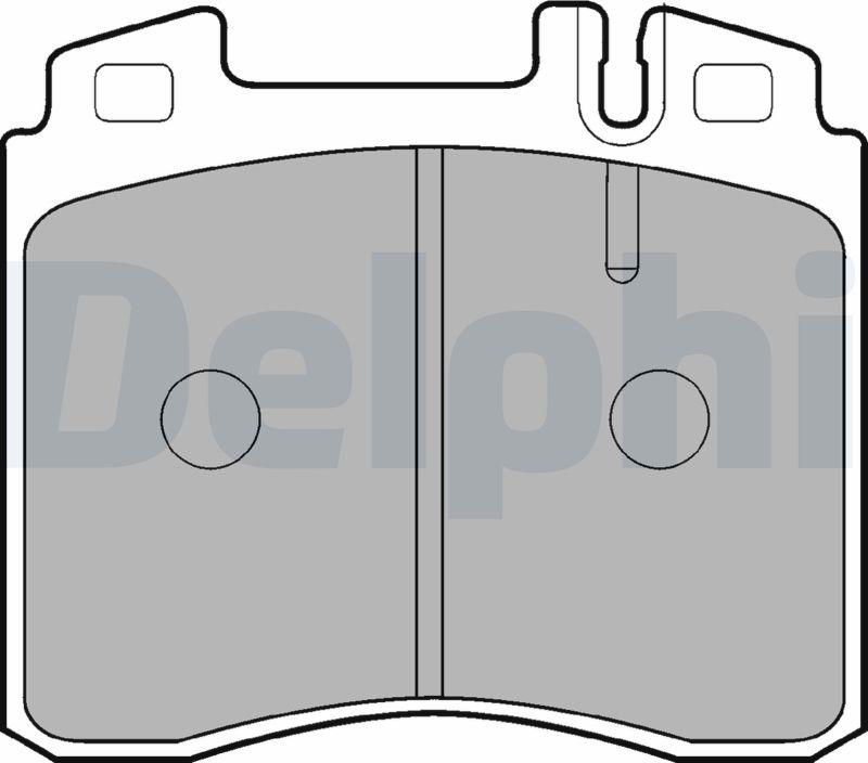 Delphi LP842-17B1 - Komplet Pločica, disk-kočnica www.molydon.hr