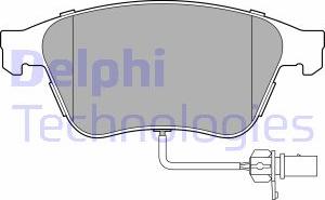 Delphi LP3667 - Komplet Pločica, disk-kočnica www.molydon.hr