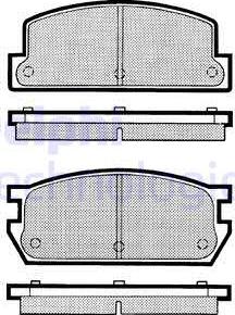 Delphi LP362 - Komplet Pločica, disk-kočnica www.molydon.hr