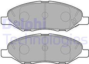 Delphi LP3169 - Komplet Pločica, disk-kočnica www.molydon.hr