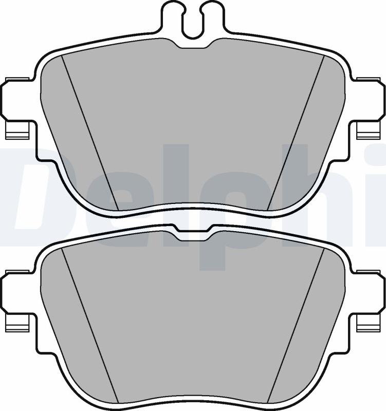 Delphi LP3262-17B1 - Komplet Pločica, disk-kočnica www.molydon.hr