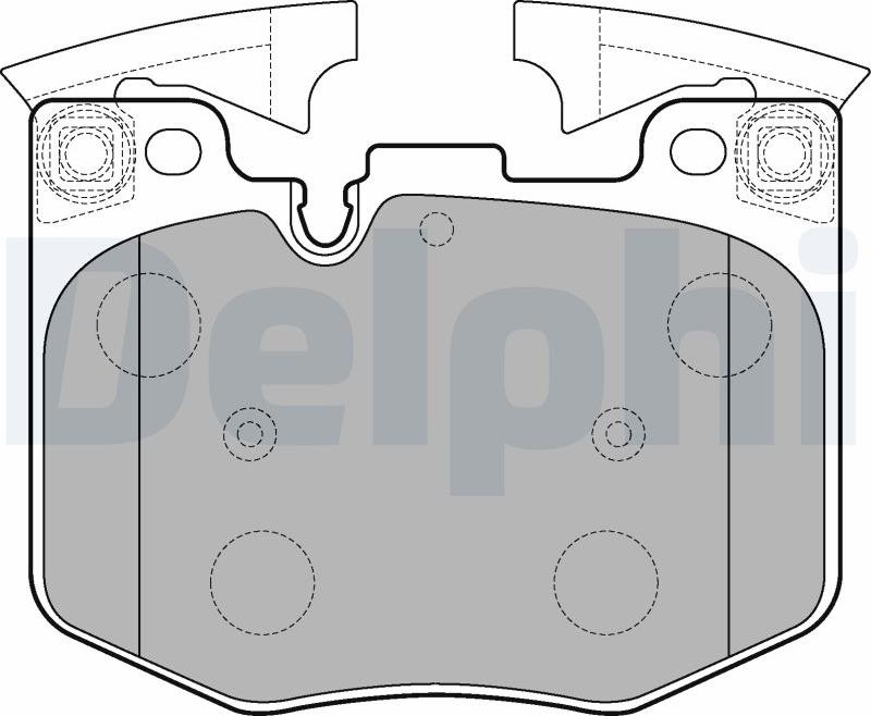 Delphi LP3235-17B1 - Komplet Pločica, disk-kočnica www.molydon.hr