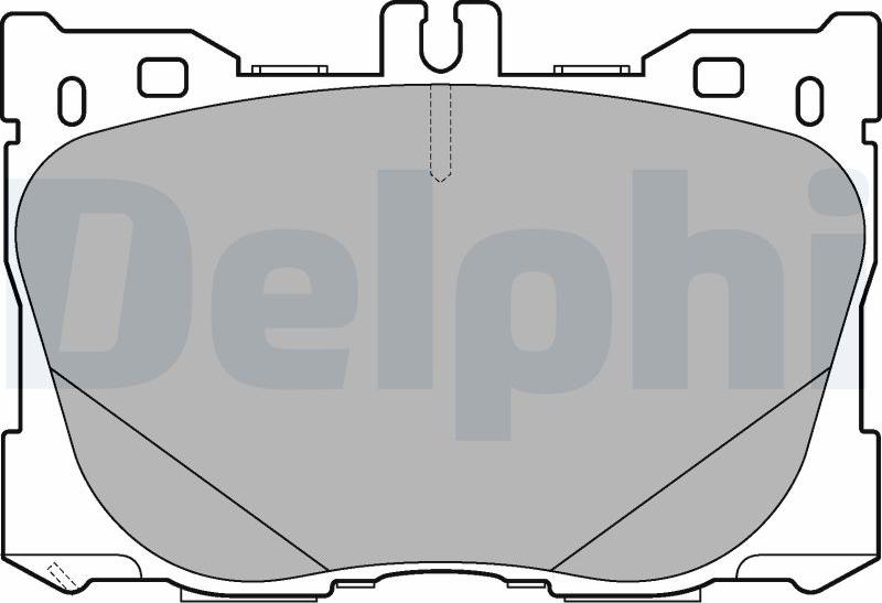 Delphi LP3276-17B1 - Komplet Pločica, disk-kočnica www.molydon.hr